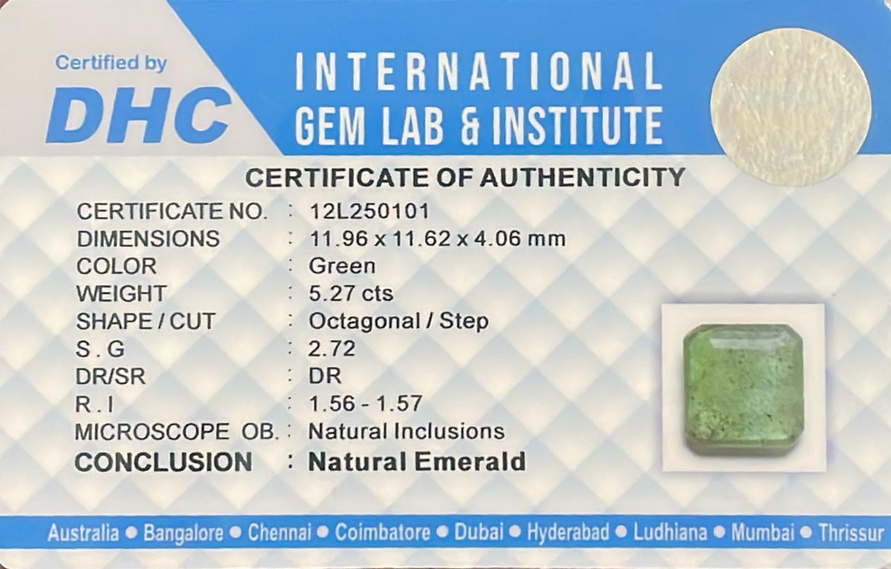 Natural Emerald 5.27 cts