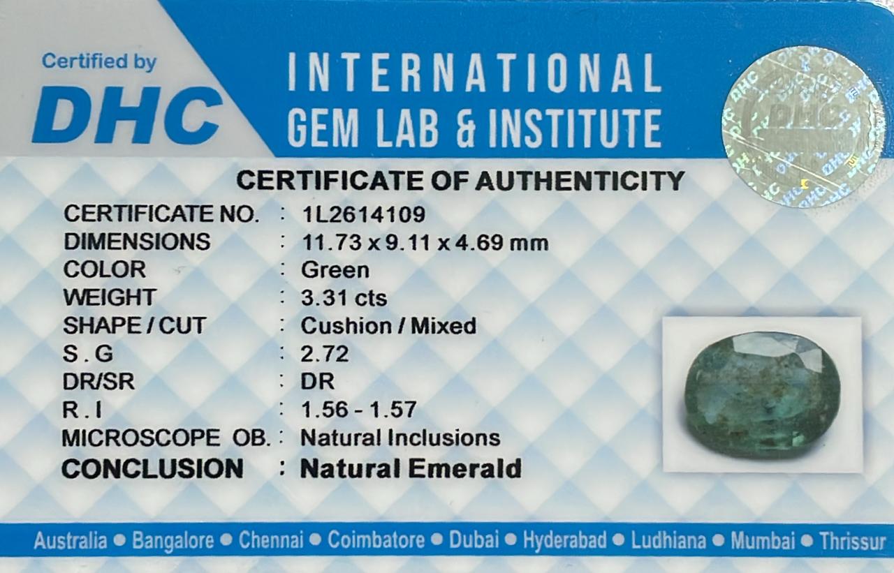 Natural Emerald 3.31 cts